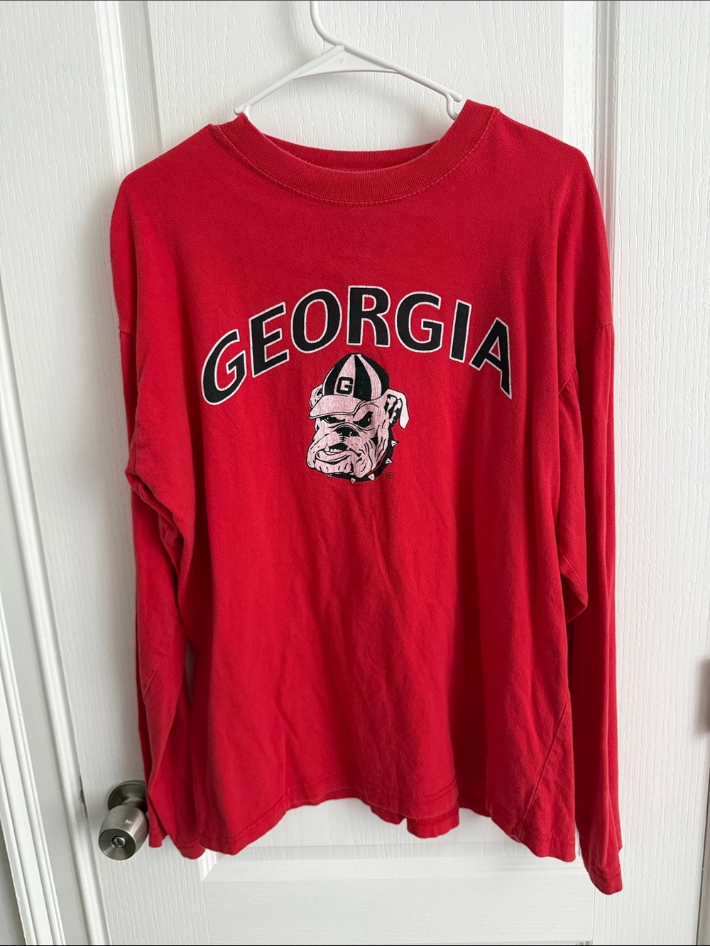 Georgia Bulldogs Red Long Sleeve Shirt
